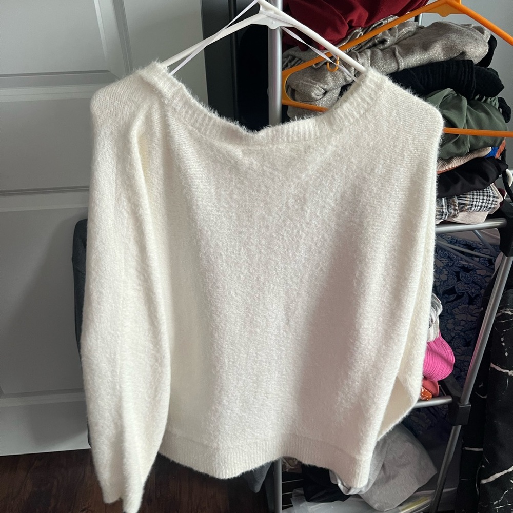 Max Studio Soft Cream Sweater - Picture 3 of 3